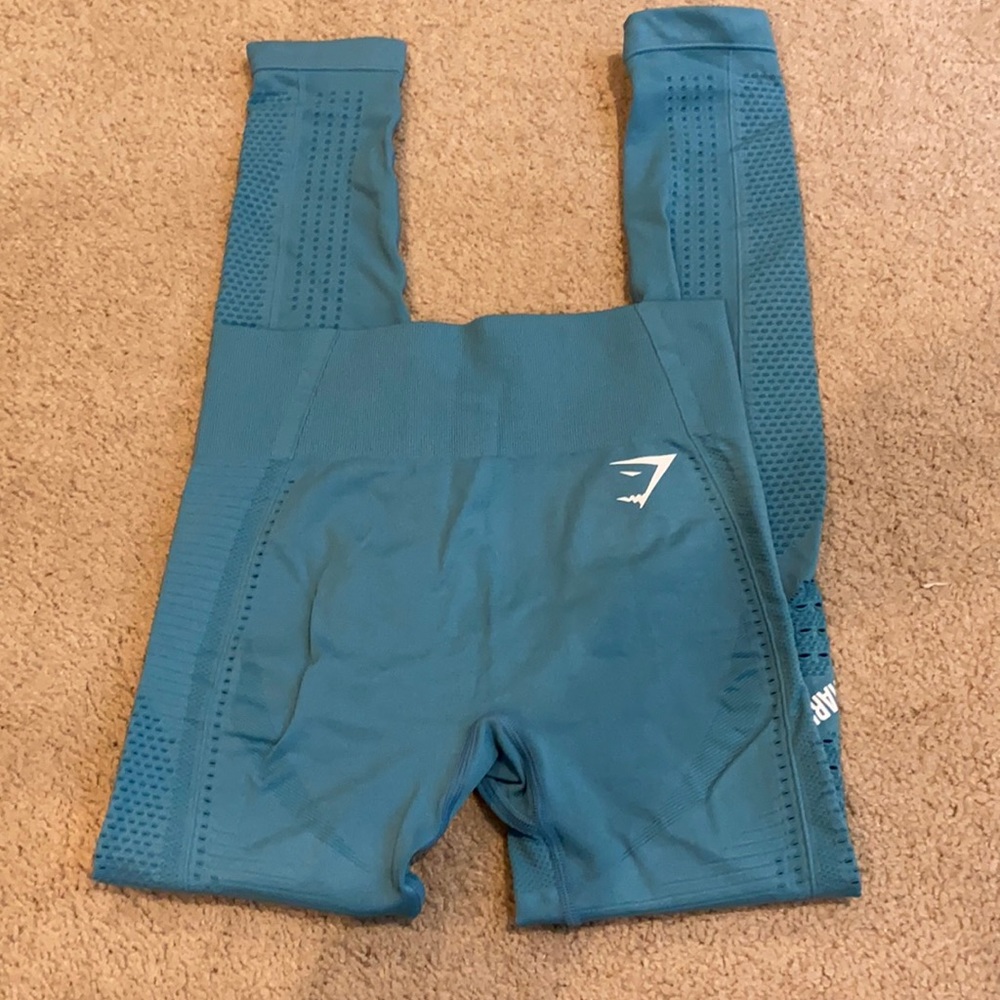 Blue gymshark leggings size s